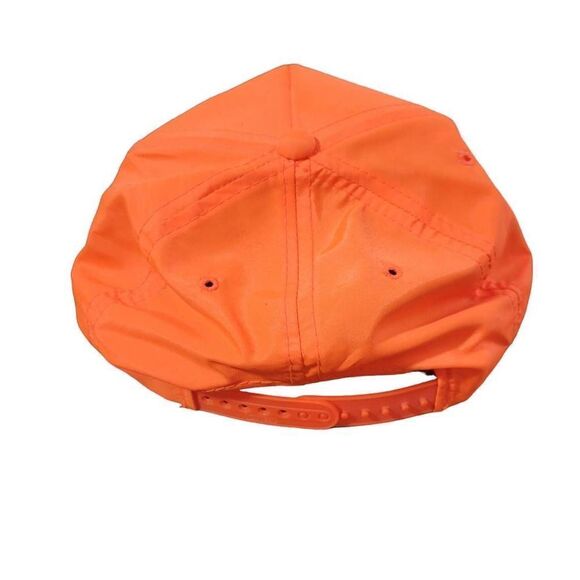 Vintage Oilfield Offshore MSTC Marine Survival Training Center Orange Truckers H - Picture 2 of 3